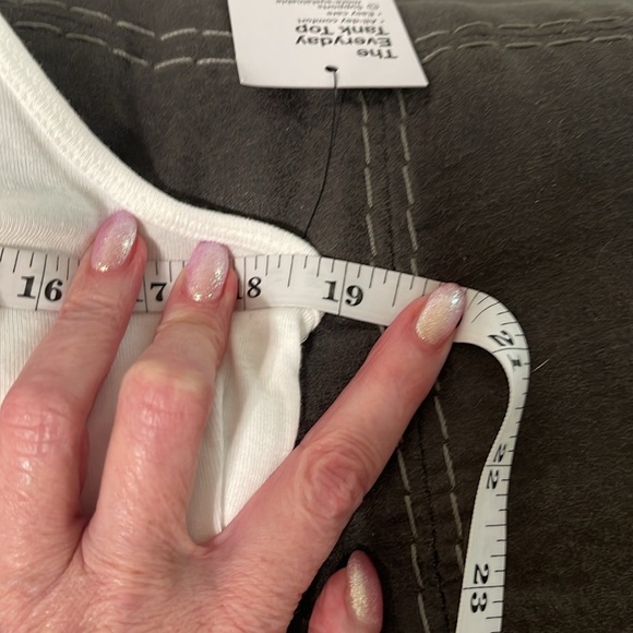 NWT white Sonoma tank top size L - Picture 4 of 6